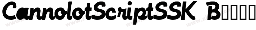 CannolotScriptSSK B字体转换